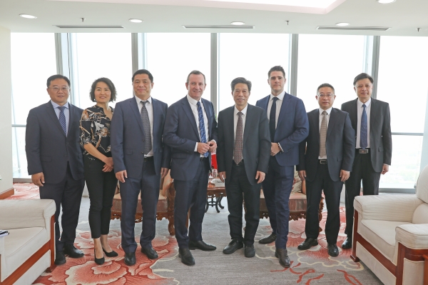 西澳大利亞州州長(zhǎng)麥高文一行訪問(wèn)中鋼集團(tuán)